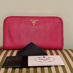 Prada Zip-Around Wallet